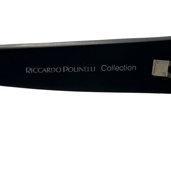 Vintage y2K  Riccardo Polinelli Collection Sunglasses black cat-eye frame womens main image 6